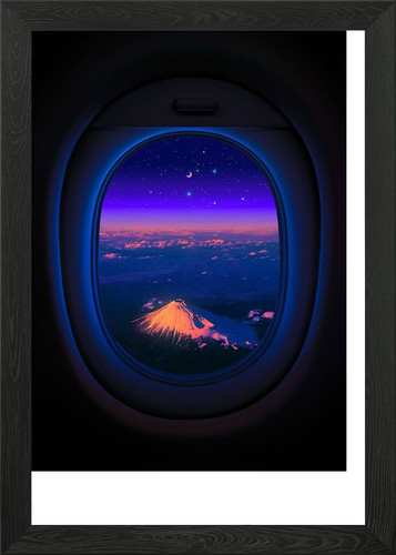 Airplane window view - airplane, of