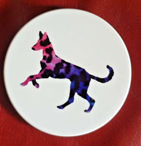 Ibizan hound outline funky - outline,
