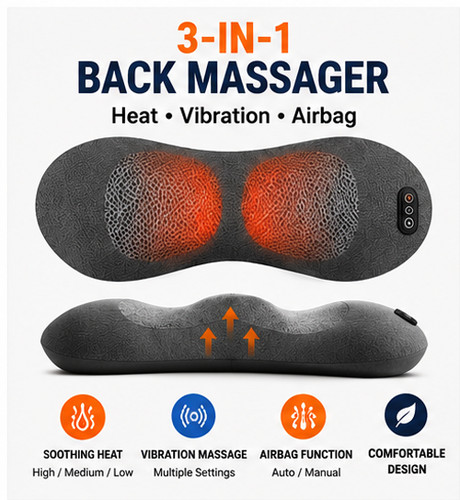 Electric back massager - in, 1