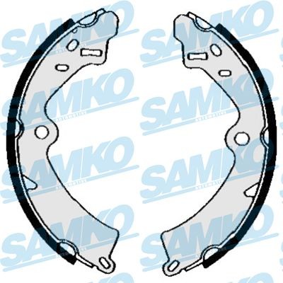 Rear axle brake shoe - axle,