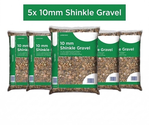 10mm pea shingle gravel 125kg - 10mm,