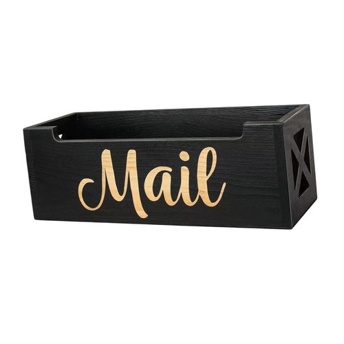 Wooden mail organizer - organizer,