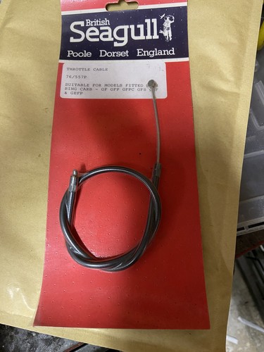 British seagull throttle - seagull, cable