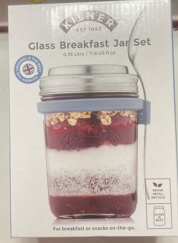Kilner glass breakfast jar - kilner,
