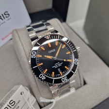 ORIS Aquis Date 01 733 7730 4159-07 8 24 05PEB Black Dial 43.5mm Ex-demo (New)