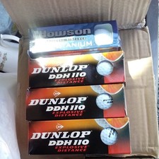 9 Dunlop DDH110 Golf Balls & 3