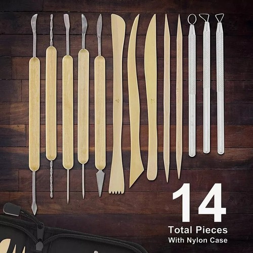 14pcs pottery sculpting tool - 14pcs,