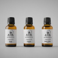Atik Fragrance Oils Perfume for Wax Melts Diffuser Oil Burner - 100% Pure Vegan