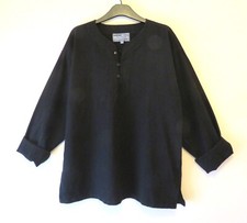 Men's Black Cotton Kaftan