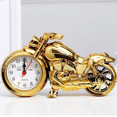 Motorcycle alarm clock decor - clock,