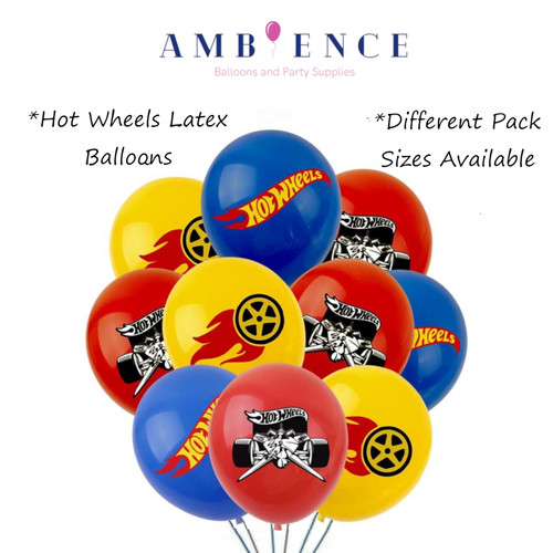 Hot wheels balloons - hot,