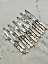 Antique Flatware Set Mother Of