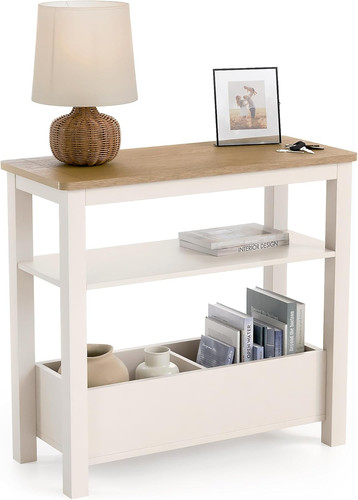Console table slim storage - console,