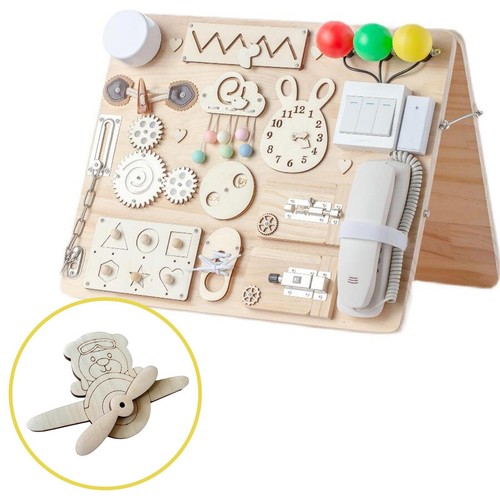 Montessori busy board diy - montessori,