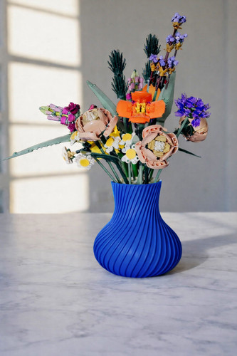 Vase for lego flowers bouquet - lego,