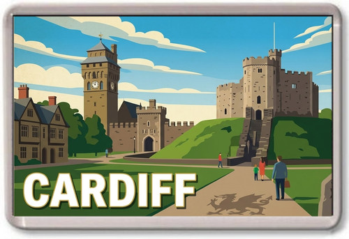 Fridge magnet cardiff - magnet,