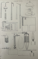 Antique Print 1877 Chemistry