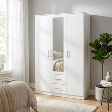 Dakota White 3 Door 2 Drawer