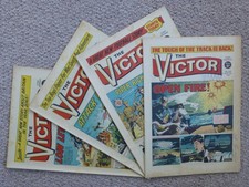 4 x Victor Comics - 4, 11, 18 and 25 September 1965