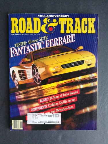Road track june - road, 1992