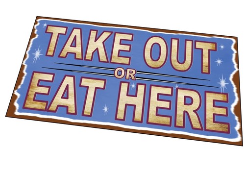 Eat here takeaway - eat,