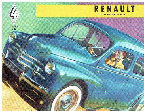 Renault 4cv 750cc saloon - 750cc,