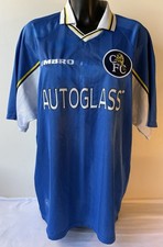 Chelsea FC 97-99 Home Shirt Umbro Autoglass Zola 25 Sz XL Guc Vintage