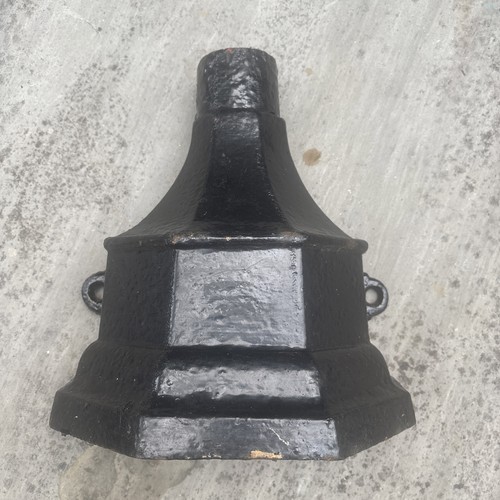 Antique cast iron rain hopper - cast,