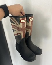 Union Jack Hunter Wellies, Size 13, With Bag