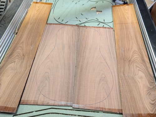 Jumbo santos rosewood back - rosewood,