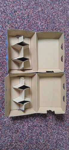 Empty egg tray boxes 6 - egg, x2