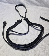 Full Size Black Leather Flash Noseband Used Good Condition
