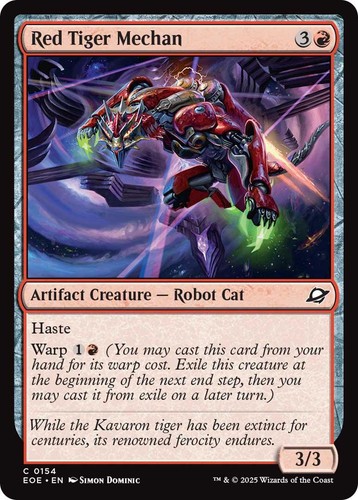 Red tiger mechan - tiger, |