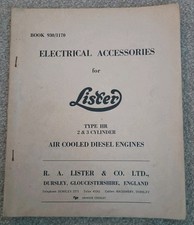 Lister instruction book for - lister,