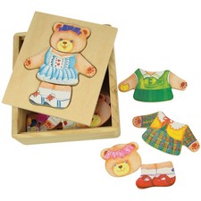 Bigjigs Toys Wooden Mrs Bear