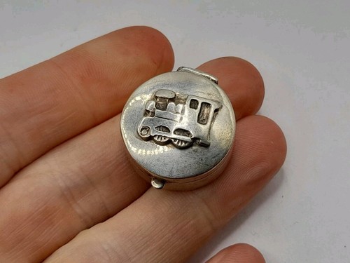 Small sterling 925 silver - 925, pill