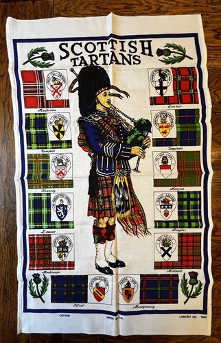 Scottish tartans 100 - scottish, cotton