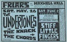 STIFF LITTLE FINGERS Concert Window Poster - Friars, Aylesbury 1979 10x6 reprint
