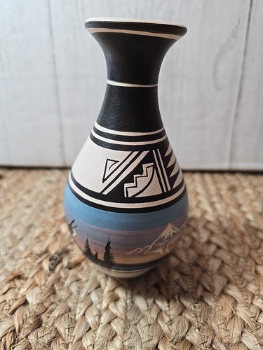 Native american clay pottery - native,