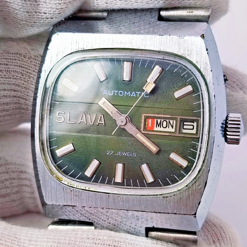 Vintage soviet watch slava - soviet,