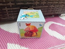 Vintage Smurf Smurfs Schlumpf House With Box - Peyo Schleich