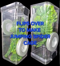 Flipable Tall Jumping Spider | Stick Insect | Praying Mantis Enclosure Vivarium