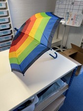 Drizzles Striped Umbrella Rainbow for Kids 60cm X 60cm. 40 off. 