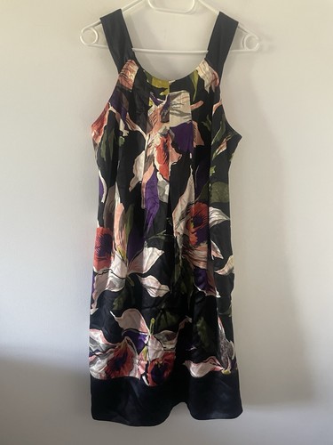 Ted baker dress black floral - dress,