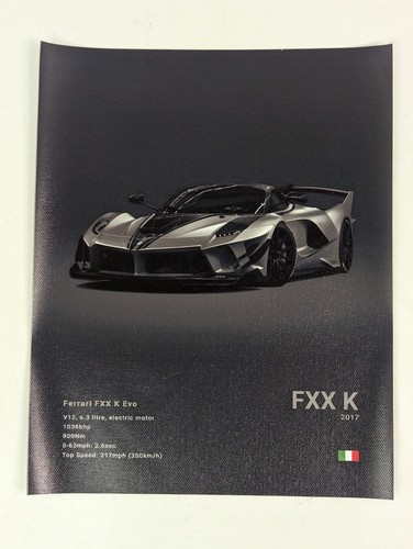 Ferrari fxx evo v12 poster - k,