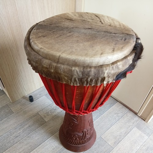 Authentic 2ft tall - hand, carved