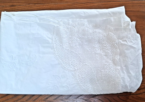 Vintage crocheted and - crocheted,
