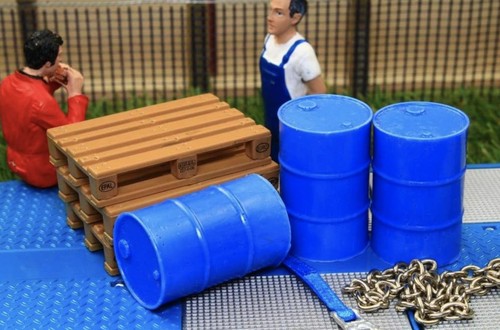 Brushwood toys blue barrels - brushwood,