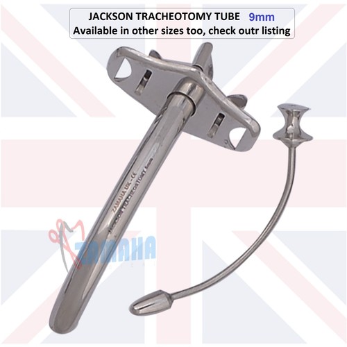Jackson tracheostomy tube 9mm - tracheostomy,