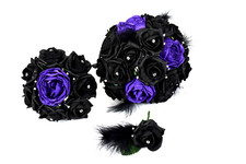 Black and Purple Wedding